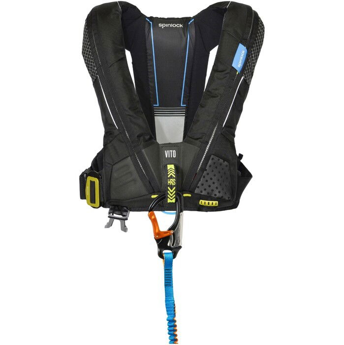 2024 Spinlock Deckvest VITO Hammar 275 Lifejacket w / HRS System  DWVTH275 - Black